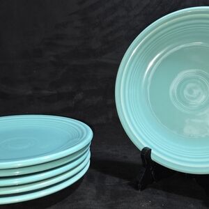 Vintage Turquoise Fiesta Salad Plate